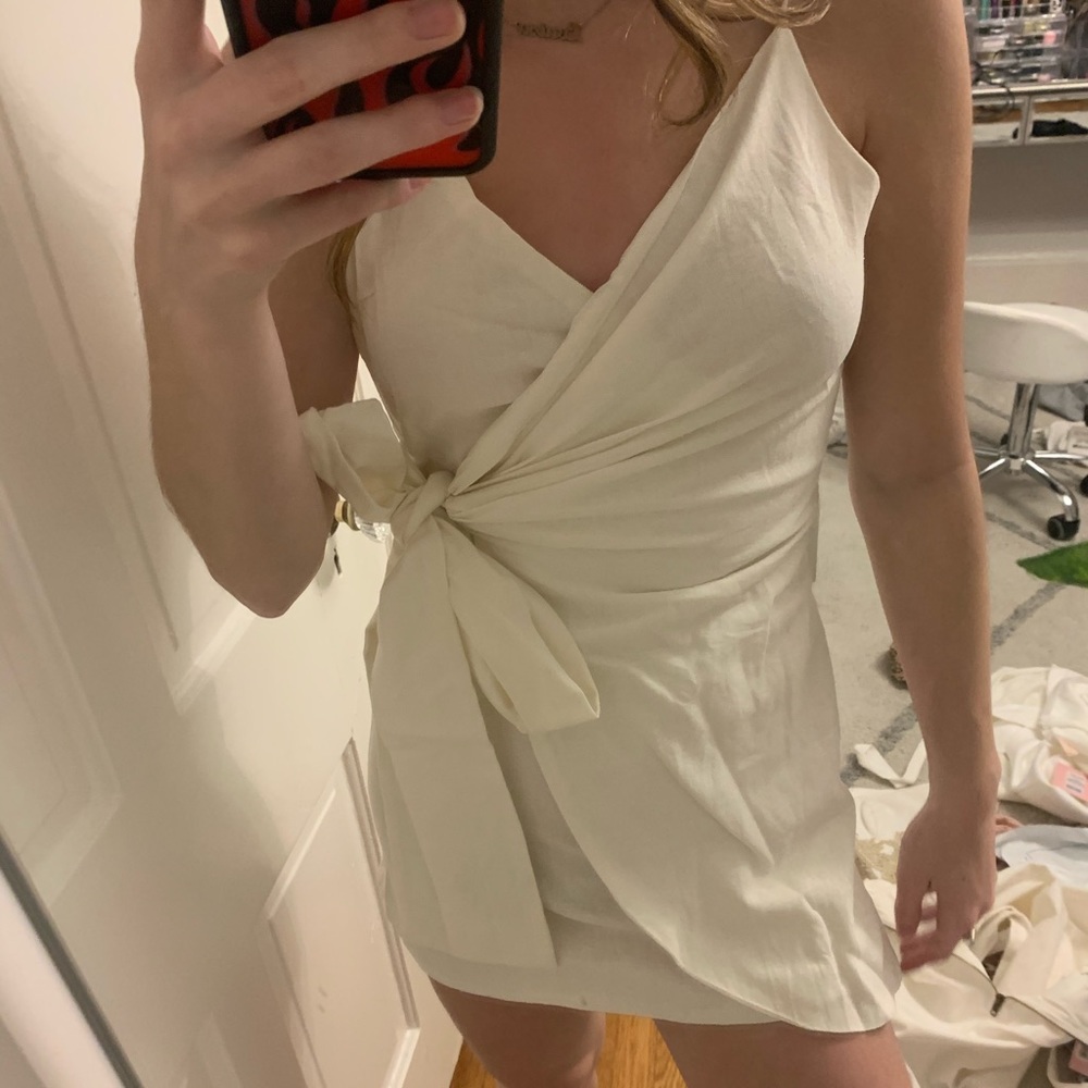 Showpo tie mini dress